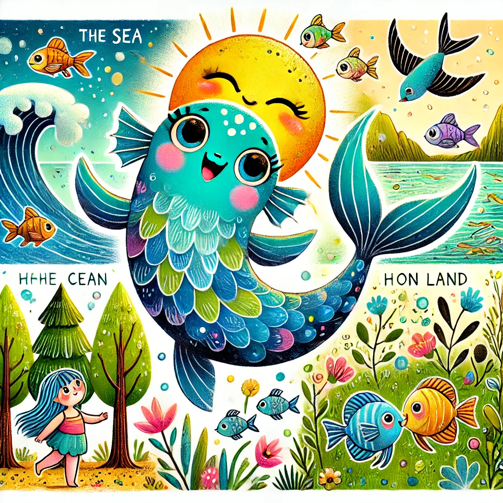 Luna the dolphin on land